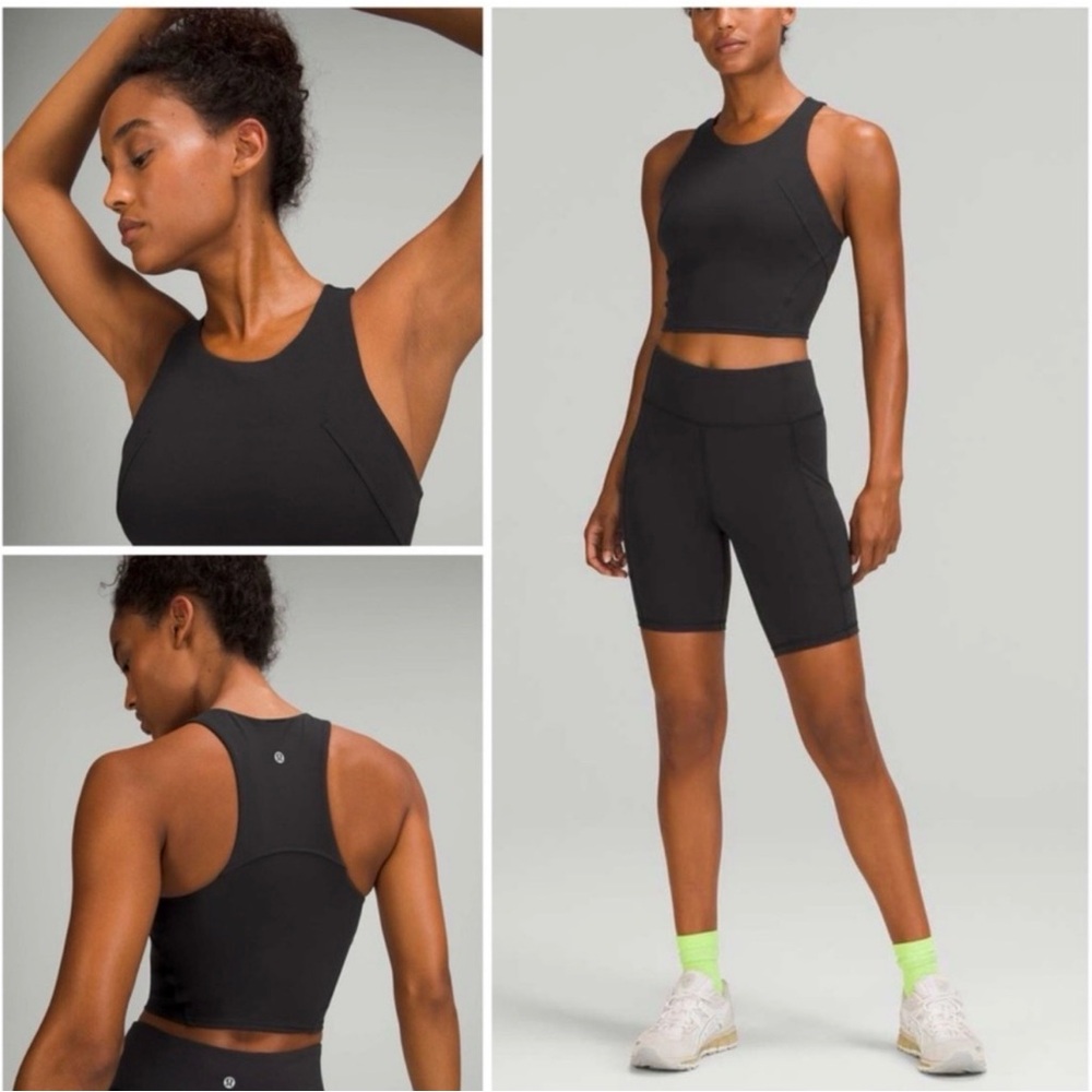 Lululemon Invigorate Training Tank Top black sports bra 8 / M - Picture 3 of 6